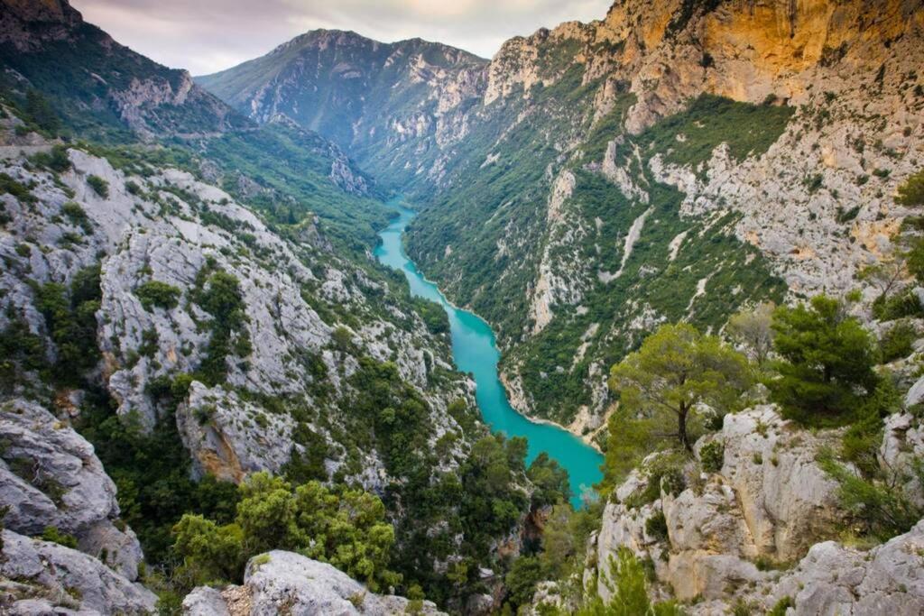 Gite Provencal Independant Avec Piscine Chauffee : Le Suy Bien Flayosc Exterior foto