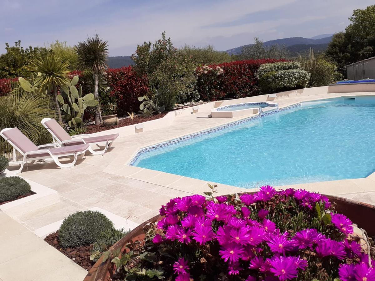 Gite Provencal Independant Avec Piscine Chauffee : Le Suy Bien Flayosc Exterior foto